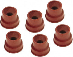 lumax - Grease Fitting Cap - Red, 5 Pieces - Exact Industrial Supply