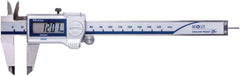 Mitutoyo - Electronic Calipers; Minimum Measurement (mm): 0.00 ; Maximum Measurement (Decimal Inch): 6 ; Maximum Measurement (mm): 150.00 ; Accuracy Plus/Minus (mm): 0.0200 ; Resolution (Decimal Inch): 0.0005 ; Resolution (mm): 0.0100 - Exact Industrial Supply