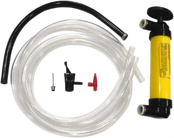 lumax - Oil & Fuel Lubrication 3 Gal/min Flow Polypropylene Lever Hand Pump - Use with Gasoline, Engine Oil & Oil-Based Fluids - Exact Industrial Supply