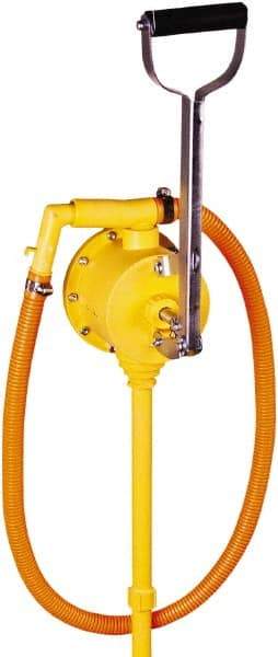 lumax - Corrosive Lubrication 0.10 Gal/Turn Flow Polypropylene Lever Hand Pump - For 15 to 55 Gal Container - Exact Industrial Supply
