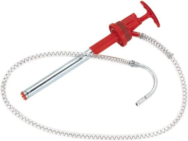 lumax - Oil Lubrication 0.02 Gal/Turn Flow Plastic Lever Hand Pump - For 5 Gal Container - Exact Industrial Supply
