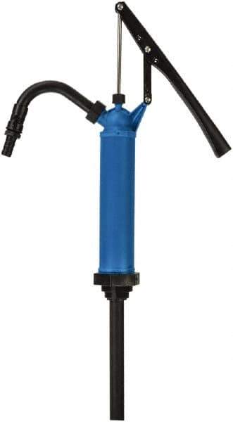 lumax - DEF Lubrication 0.13 Gal/Turn Flow Polyethylene Lever Hand Pump - For 15 to 55 Gal Container - Exact Industrial Supply