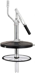 lumax - Grease Lubrication Aluminum & Steel Lever Hand Pump - For 5 Gal Container - Exact Industrial Supply