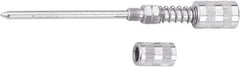lumax - 4,500 Operating psi, 7" Long, Steel Needle Nose Adapter Grease Gun Needle Nozzle - Exact Industrial Supply