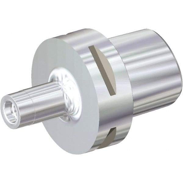 Kennametal - PSC63 Outside Taper, DL25 Inside Modular Connection, PSC to DL Taper Adapter - 60mm Projection, 24mm Nose Diam, 98.23mm OAL, Through Coolant - Exact Industrial Supply