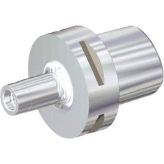 Kennametal - PSC63 Outside Taper, DL25 Inside Modular Connection, PSC to DL Taper Adapter - 2.38" Projection, 0.961" Nose Diam, 3.886" OAL, Through Coolant - Exact Industrial Supply