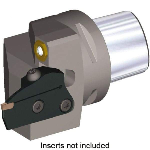 Kennametal - EG-P-GUP, EG-U-GUN, EG-U-GUP, ER-P-GUP, ER-U-GUN, ER-U-GUP Insert, 60.85mm Head Length, Modular Grooving Blade Holder Head - Left Hand Cut, System Size PSC50, Through Coolant, Series Beyond Evolution - Exact Industrial Supply