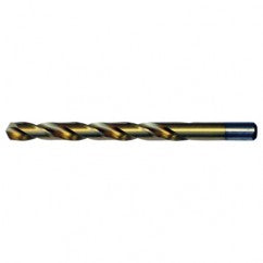 #24 RHS / RHC HSS 135 Degree Split Point Heavy Duty Jobber Drill - TiN - Exact Industrial Supply