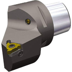 Kennametal - Insert Style LT16EL, 60mm Head Length, Left Hand Cut, External Modular Threading Cutting Unit Head - System Size PSC50, 35mm Center to Cutting Edge, Series PSC - Exact Industrial Supply