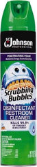 Scrubbing Bubbles - 25 oz Aerosol Can Liquid Bathroom Cleaner - Fresh Scent, Disinfectant, Bathroom Surfaces - Exact Industrial Supply