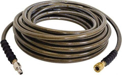 Simpson - 4,500 Max psi 2 Piece Pressure Washer Hose - 200' Long, Polyurethane, 3/8 NPT, Female & Male - Exact Industrial Supply