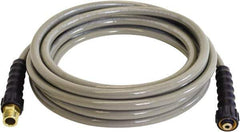 Simpson - 3,700 Max psi Fixed Pressure Washer Hose - 50' Long, Polyurethane, Female - Exact Industrial Supply