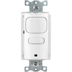 Hubbell Wiring Device-Kellems - Motion Sensing Wall Switches Switch Type: Occupancy or Vacancy Sensor Sensor Type: Ultasonic; Infared - Exact Industrial Supply