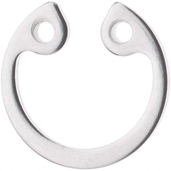 Rotor Clip - 65mm Bore Diam, Stainless Steel Metric Internal Snap Retaining Ring - Exact Industrial Supply