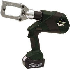 Greenlee - 6 Ton Electric Crimper - Includes 18V Li-Ion Battery, Charger, Carrying Case - Exact Industrial Supply