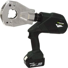 Greenlee - 6 Ton Electric Crimper - Includes Lithium-Ion Battery, Charger, Carrying Case - Exact Industrial Supply