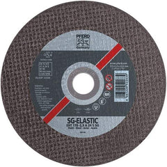 PFERD - 7" Aluminum Oxide Cutoff Wheel - 1/8" Thick, 7/8" Arbor, Use with Angle Grinders - Exact Industrial Supply
