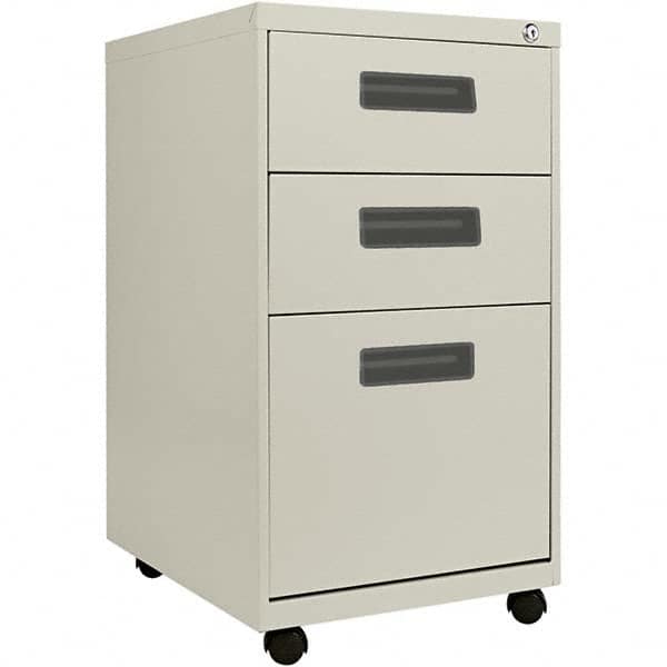 ALERA - File Cabinets & Accessories Type: Pedestal Number of Drawers: 3 - Exact Industrial Supply