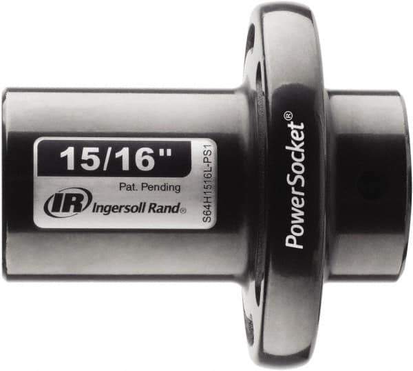 Ingersoll-Rand - 1/2" Drive 15/16" Standard Magnetic Nonsparking Universal Impact Socket - 6 Points, 3-1/10" OAL - Exact Industrial Supply