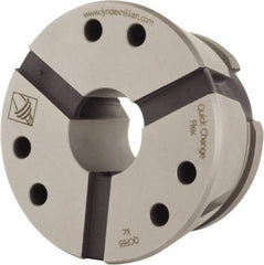 Lyndex - 21/32", Series QCFC65, QCFC Specialty System Collet - 2-21/32" Collet Capacity, 0.0004" TIR - Exact Industrial Supply