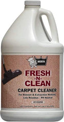 Werth Sanitary Supply - 1 Gal Plastic Bottle Carpet Cleaner - Fresh Scent, Use on Carpet Cleaning - Exact Industrial Supply