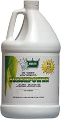 Werth Sanitary Supply - 1 Gal Bottle Cleaner/Degreaser - Liquid, Biodegradable Cleaner & Degreaser, Butyl-Free, Phosphate-Free, Water-Based, No VOC, Unscented - Exact Industrial Supply