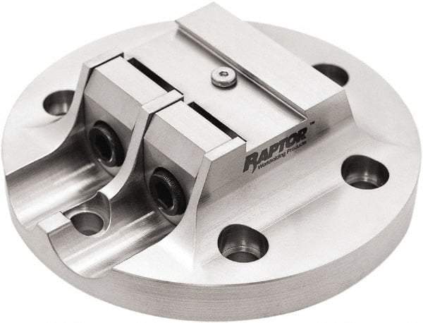 Raptor Workholding - 3/4" Jaw Width, 1.3" High Dovetail Vise - For Use with 4 & 5 Axis Workholding Systems - Exact Industrial Supply