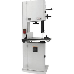 Jet - 14-1/8" Throat Capacity, Step Pulley Vertical Bandsaw - 3,100 SFPM, 3 hp, Single Phase - Exact Industrial Supply