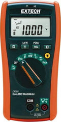 Extech - EX360, CAT IV, 1,000 VAC/VDC, Digital True RMS Multimeter - 40 mOhm, Measures Voltage, Capacitance, Frequency, Resistance - Exact Industrial Supply