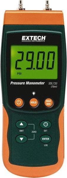Extech - Differential Pressure Gauges & Switches Type: Differential Pressure Manometer Maximum Pressure (psi): 29.00 - Exact Industrial Supply