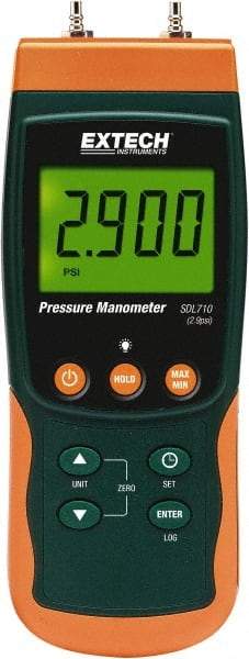 Extech - Differential Pressure Gauges & Switches Type: Differential Pressure Manometer Maximum Pressure (psi): 2.90 - Exact Industrial Supply
