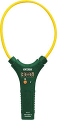 Extech - MA3018, CAT IV, Digital True RMS Clamp Meter with 18" Flex Jaws - 3000 AC Amps, Measures Current - Exact Industrial Supply