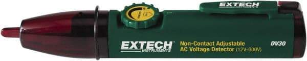 Extech - 12 VAC to 600 VAC, Non-Contact Voltage Tester - Analog Display, LR44 Power Supply - Exact Industrial Supply