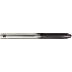 OSG - #11, 0.1915", 120° Point, Solid Carbide Straight Flute Drill Bit - Exact Industrial Supply