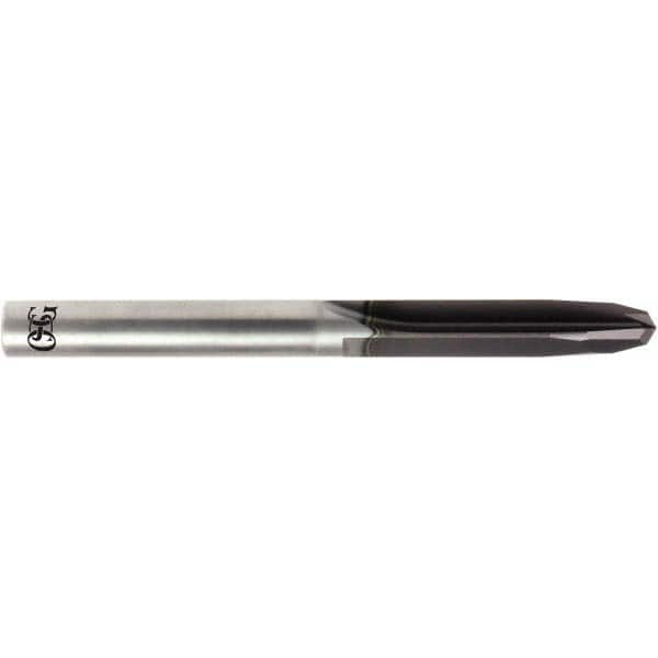 OSG - #40, 0.0985", 120° Point, Solid Carbide Straight Flute Drill Bit - Exact Industrial Supply