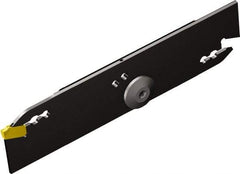 Sandvik Coromant - 26mm Max Depth of Cut, Right Hand Cut, Indexable Grooving Blade - 2.6mm Insert Width, E Seat Size, QD-N/R/L2..C..D Insert Style, Series CoroCut QD - Exact Industrial Supply