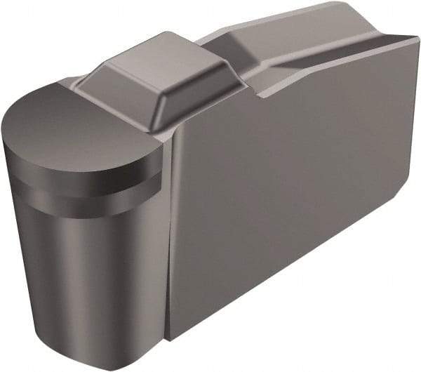 Sandvik Coromant - 30N151.2-A..F-P Grade CD10, Carbide Grooving Insert - 1.27mm Max Depth of Cut, Neutral, 1.59mm Corner Radius, Uncoated - Exact Industrial Supply