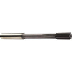 Chucking Reamer: 0.2374″ Dia, 2.9528″ OAL, 0.6142″ Flute Length, Solid Carbide 4 Flute, RH