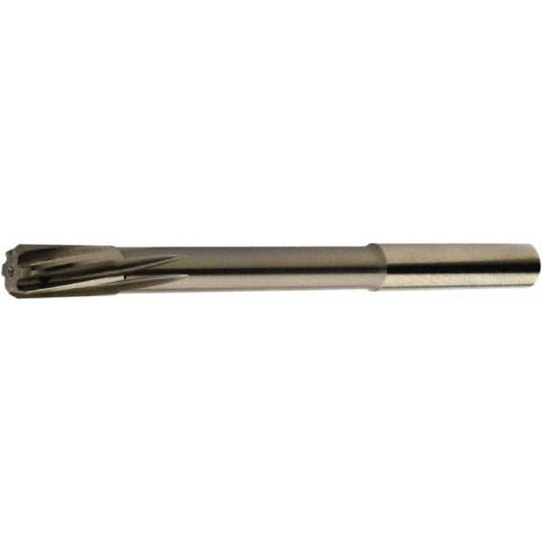 Chucking Reamer: 0.3941″ Dia, 4.7244″ OAL, 1.0236″ Flute Length, Solid Carbide 6 Flute, RH