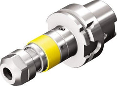 Sandvik Coromant - HSK100A Taper Shank Tapping Chuck/Holder - M8 to M20 Tap Capacity, 134mm Projection, Through Coolant - Exact Industrial Supply