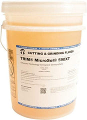 Master Fluid Solutions - Trim MicroSol 590XT, 5 Gal Pail Cutting Fluid - Semisynthetic, For Inconel\xAE Machining - Exact Industrial Supply