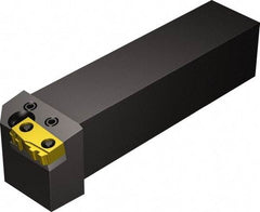 Sandvik Coromant - External Thread, Right Hand Cut, 32mm Shank Width x 32mm Shank Height Indexable Threading Toolholder - 148.4mm OAL, R166.39G-24.. Insert Compatibility, R166.39FG Toolholder, Series T-Max Twin-Lock - Exact Industrial Supply