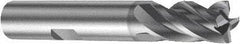 Sandvik Coromant - 12mm, 4 Flute, Solid Carbide, Corner Radius End Mill - 73mm OAL, 35° Helix, Right Hand Flute, 16.5mm LOC, Right Hand Cut - Exact Industrial Supply