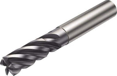 Sandvik Coromant - 12mm, 5 Flute, Single End, Solid Carbide, Corner Chamfer End Mill - 83mm OAL, Right Hand Flute, 26mm LOC, Right Hand Cut - Exact Industrial Supply