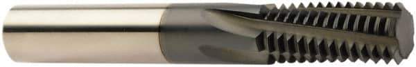Sandvik Coromant - M6x1.0 Metric, 0.1772" Cutting Diam, 4 Flute, Solid Carbide Helical Flute Thread Mill - Internal Thread, 10mm LOC, 57mm OAL, 6mm Shank Diam - Exact Industrial Supply