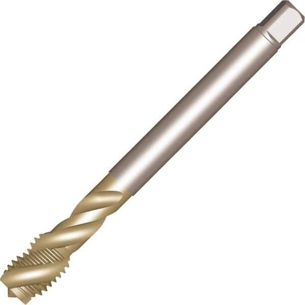 Sandvik Coromant - MF24x1.5 MF 4 Flute 6H Spiral Flute Tap - High Speed Steel, Fe Finish, 140mm OAL, Right Hand Thread, Series CoroTap 300 - Exact Industrial Supply