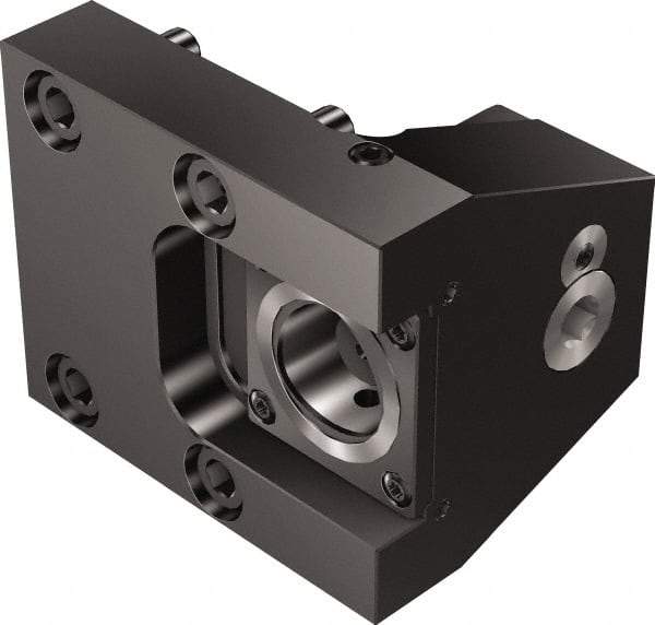 Sandvik Coromant - Left Hand Cut, C4 Modular Connection, Adapter/Mount Lathe Modular Clamping Unit - 40mm Square Shank Diam, 3.15" OAL, Through Coolant - Exact Industrial Supply