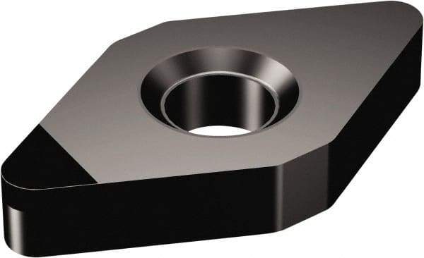 Sandvik Coromant - DNMA431 Grade CB20 CBN Turning Insert - Uncoated, 55° Diamond, 1/2" Inscr Circle, 3/16" Thick, 1/64" Corner Radius - Exact Industrial Supply