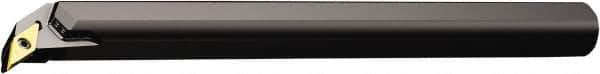 Sandvik Coromant - 1.2992" Min Bore Diam, 12" OAL, 1" Shank Diam, A..SVPBR/L..HP Indexable Boring Bar - Screw-On Holding Method - Exact Industrial Supply