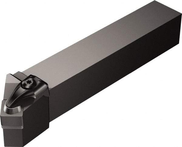 Sandvik Coromant - CSSN, Right Hand Cut, 45° Lead Angle, 1" Shank Height x 1" Shank Width, Negative Rake Indexable Turning Toolholder - 6.3276" OAL, SNGN 12 07 08 Insert Compatibility, Series T-Max - Exact Industrial Supply